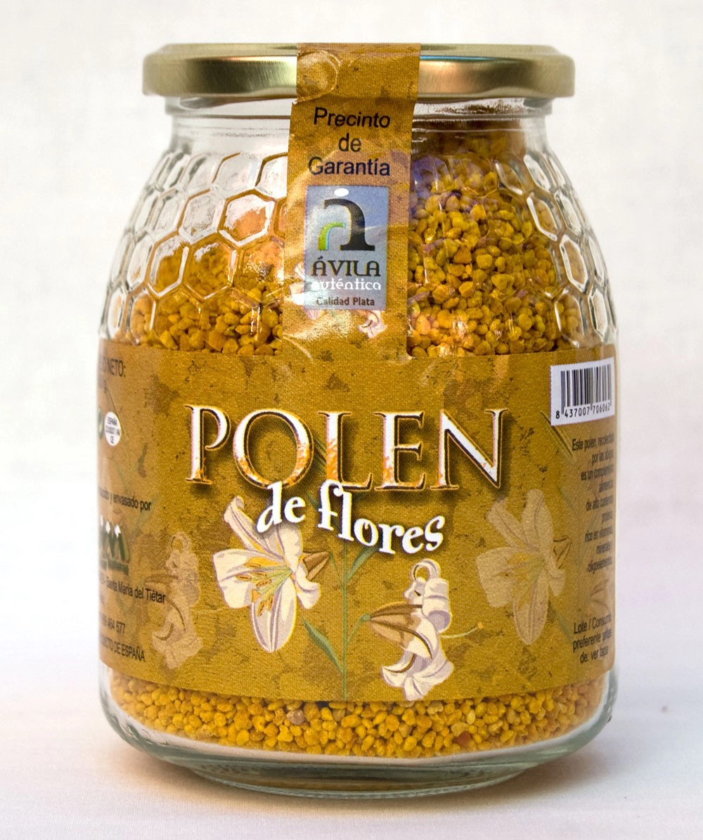 Tarro de polen de flores del Valle del Tietar