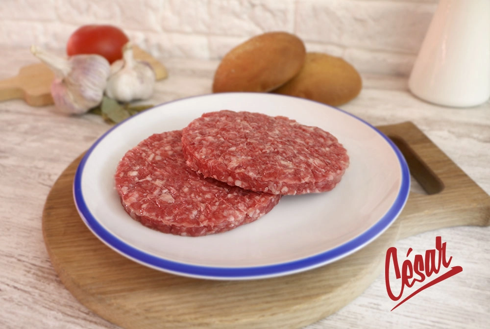 hamburguesa de ternera Carnicería César