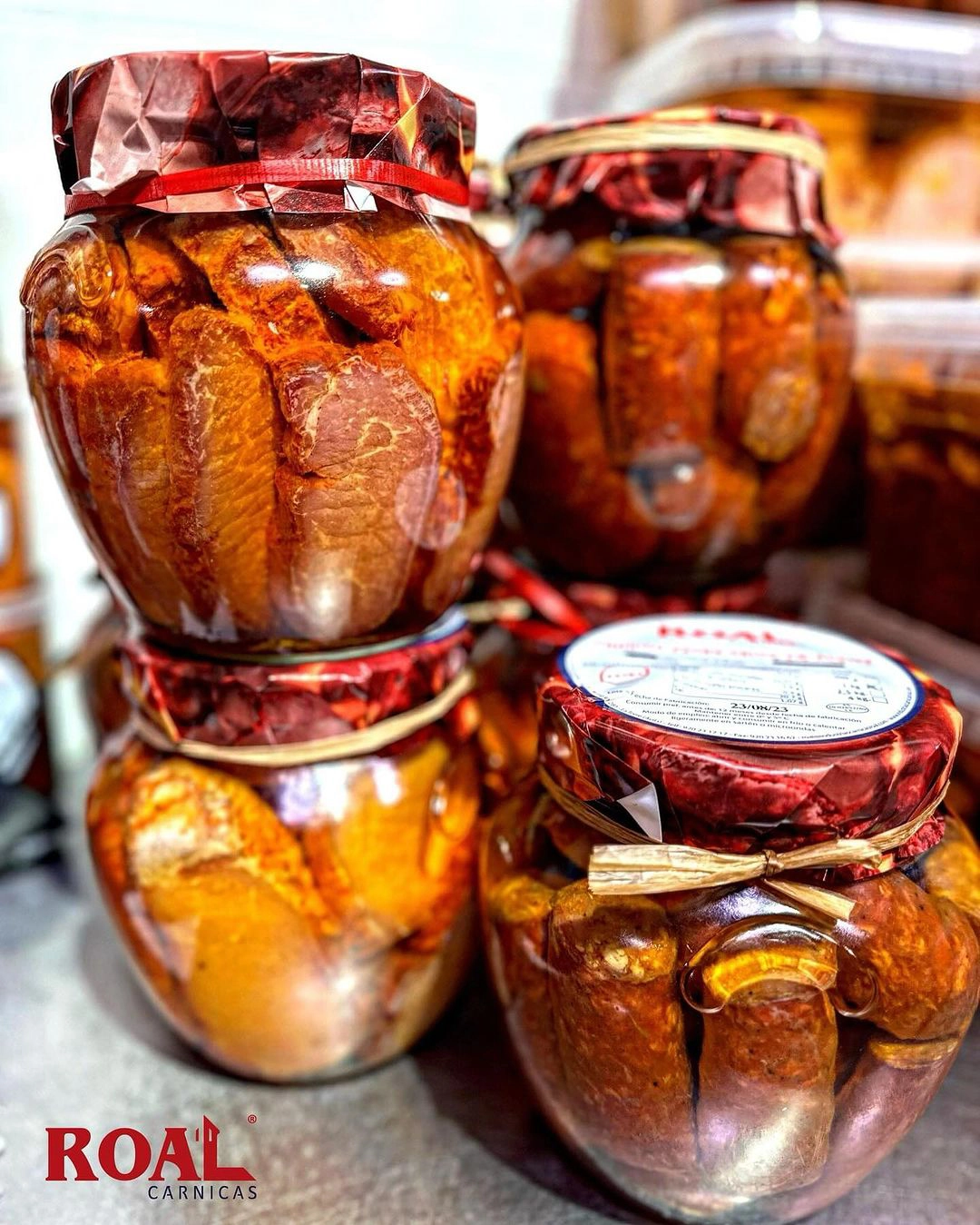 chorizos en aceite