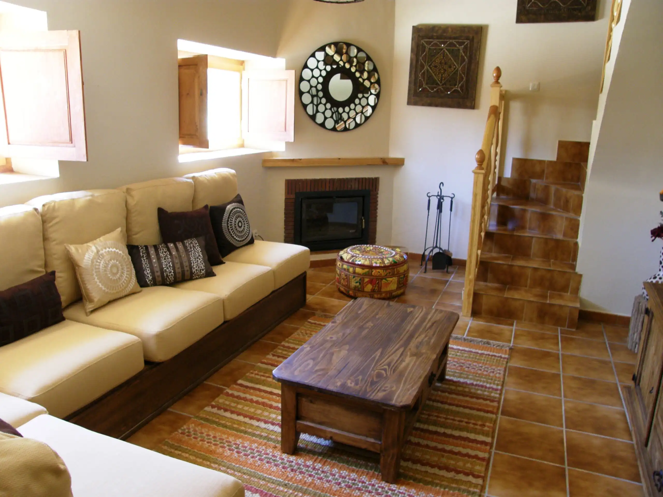 interior alojamiento turismo rural valle de iruelas
