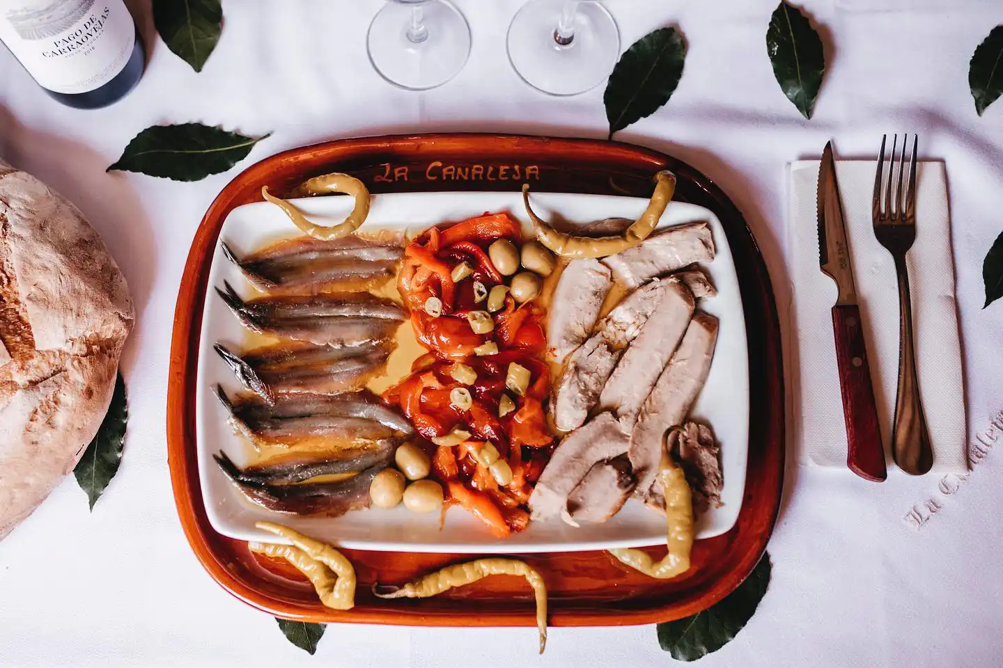 carta de platos restaurante venta la canaleja