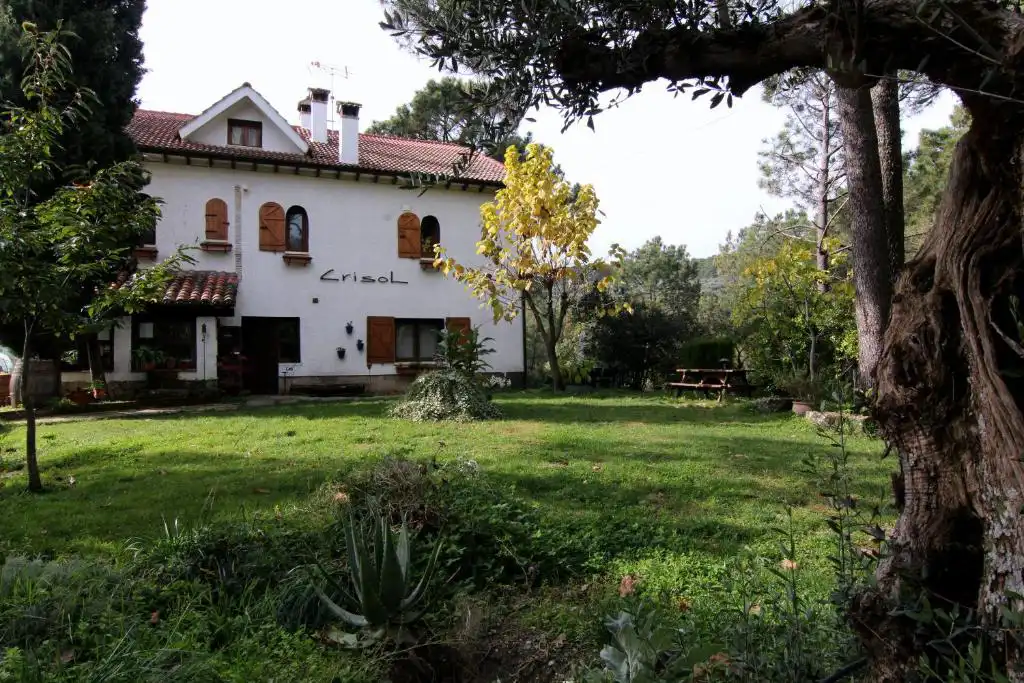 Jardín exterior de Casa Crisol SPA