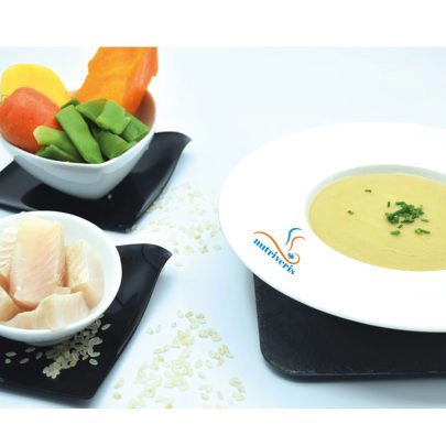 crema de merluza con zanahorias