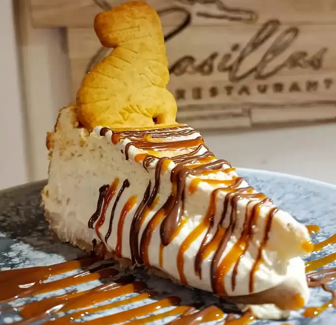 tarta de queso al horno del bar-restaurante Casillas