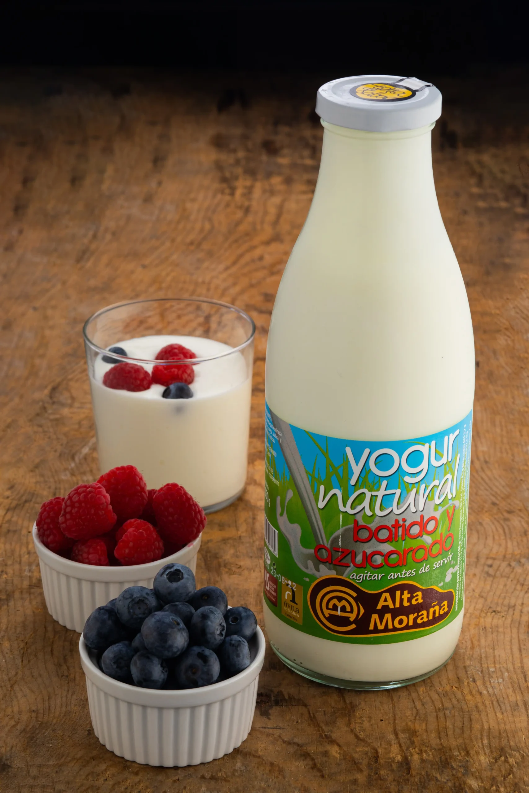 Yogur natural batido bebible de Alta Moraña
